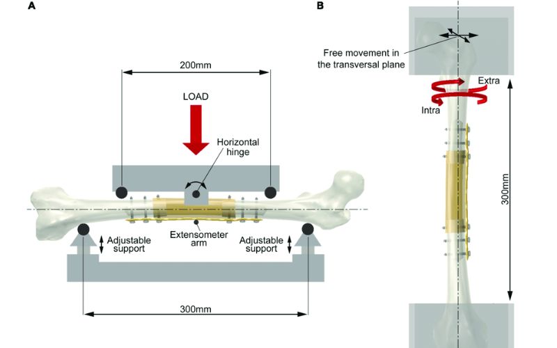 آزمون خمش شانز چگونه انجام می شود؟ - خمش 4 نقطه ای - خمش چهار نقطه ای
